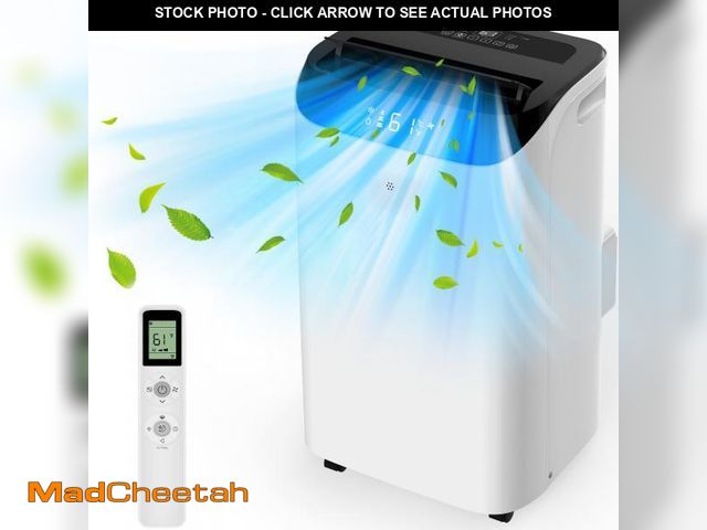 Lot 74-12485989 - Humhold 14000 BTU Portable Air Conditioners with Remote Control, 3-in-1 Free Standing Cooling AC Uni...