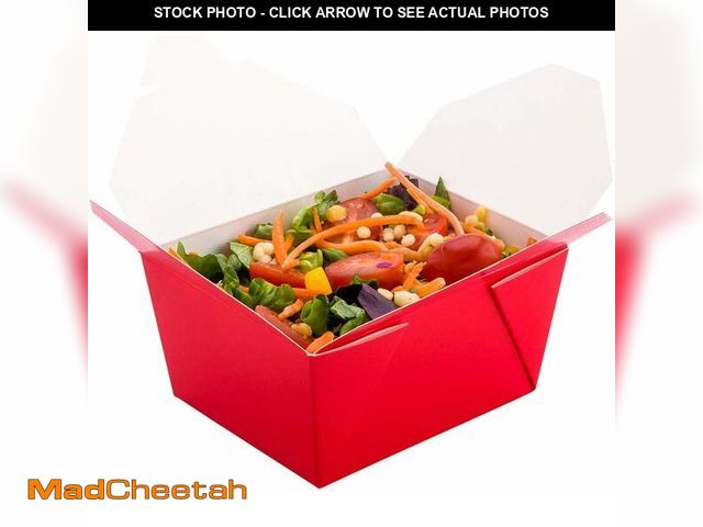 Lot 74-12366287 - Restaurantware Bio Tek 30 Ounce Take Out Boxes 200 To Go Lunch Boxes - Tab-Lock Closure Heat-Toleran...