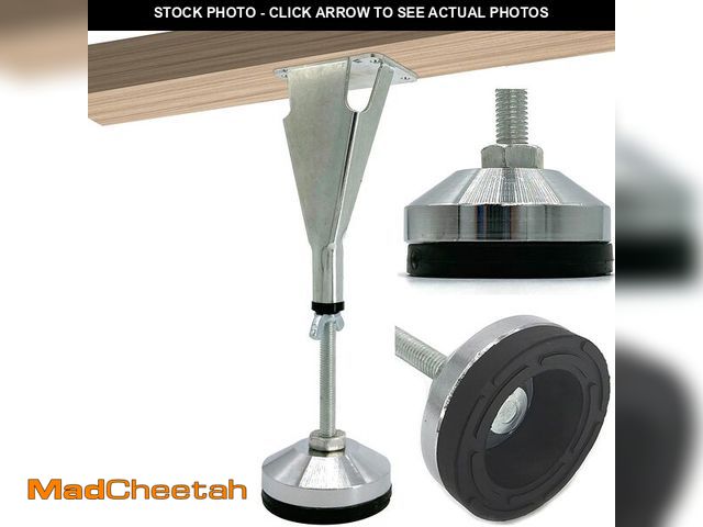 Lot 74-13987182 - 4 Pack Adjustable Height Center Support Leg for Bed Frame, Bed Center Slat Heavy Support Leg, Extra ...