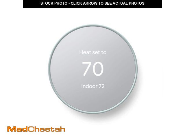 Lot 74-12871374 - Google Nest Thermostat - Smart Programmable Wi-Fi Thermostat - Fog - USED