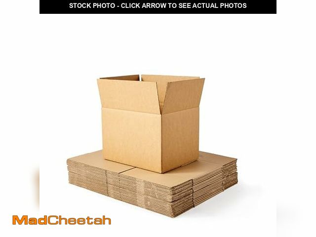 Lot 74-12759874 - Basics Cardboard Moving Boxes, 20 Pack, Medium, Brown, 18" x 14" x 12" - USED