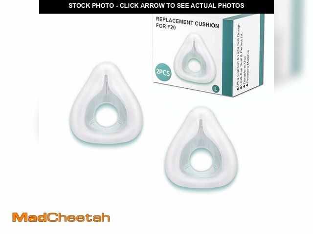 Lot 74-12708253 - 2 Packs Replacement Cushion for AirFit F20 Large, Full Face CPAP Mask Cushion for ResMed AirFit F20 ...