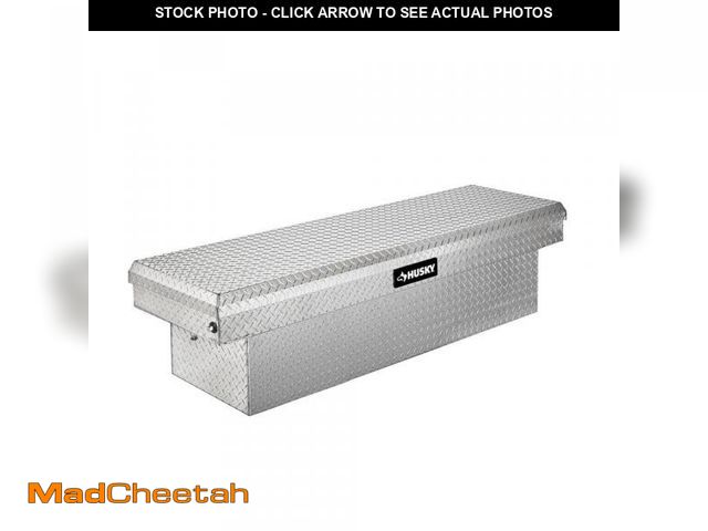 Lot 74-12280933 - Husky 71.36 in. Diamond Plate Aluminum Full Size Crossbed Truck Tool Box - UNUSED