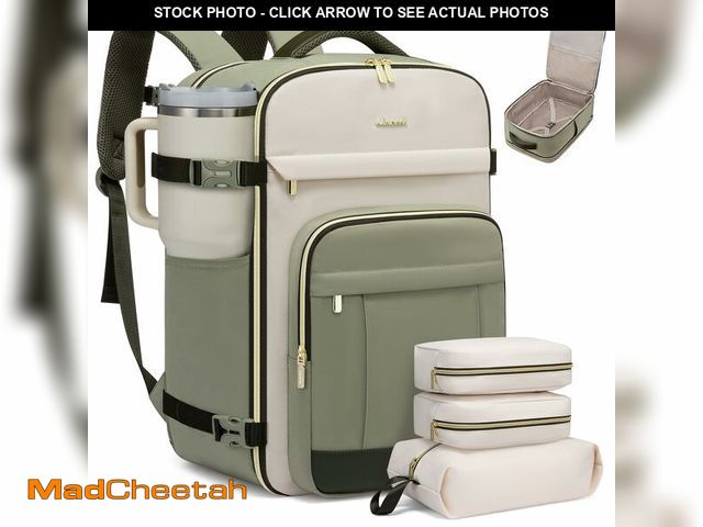 Lot 74-13627261 - LOVEVOOK 40L Travel Backpack for Women &amp; Men - 17.3 Inch Carry On Backpack &amp; Personal Item B...