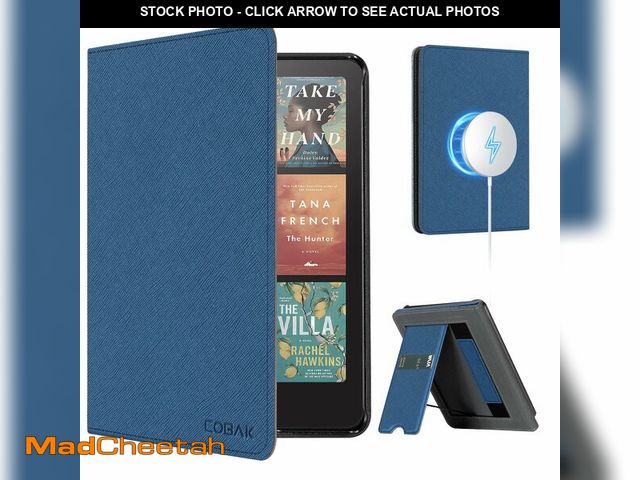 Lot 74-14046343 - CoBak Stand Case for 7" Kindle Paperwhite 12th Gen 2024 and Kindle Colorsoft with Hand Strap - Compa...