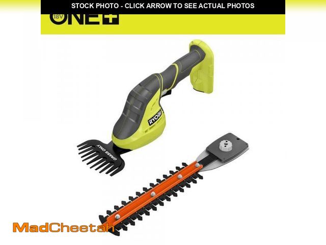 Lot 74-12087136 - RYOBI ONE+ 18V Cordless Grass Shear and Shrubber Trimmer (Tool Only) - USED