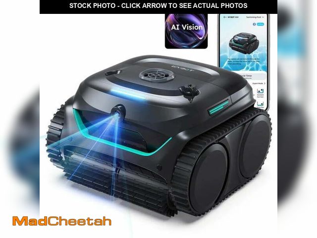 Lot 74-12598072 - WYBOT C2 Vision AI Camera Cordless Robotic Pool Vacuum, 8-in-1 Pool Cleaner, Powerful Suction, Wall ...