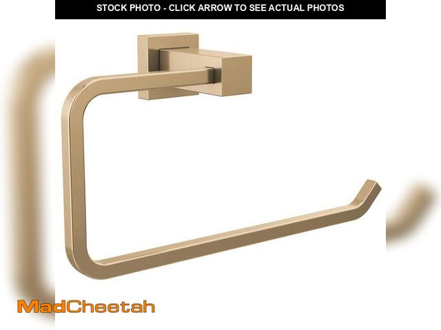Lot 74-14306155 - Delta Velum Gold Wall Mounted Hand Towel Holder in Champagne Bronze - UNUSED