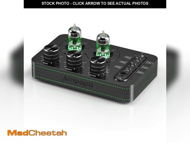 Lot 74-13712002 - Ampapa A1 Vacuum Tube Phono Preamp, Headphone Amp, Hi-Fi Audiophile Preamplifier for MM Turntable Re...