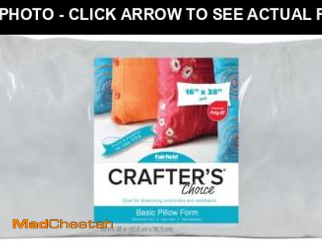 Lot 74-12485292 - Fairfield Crafter's Choice Basic, Personalizable Form Inserts for Throw, Travel, and Bench Pillows, ...