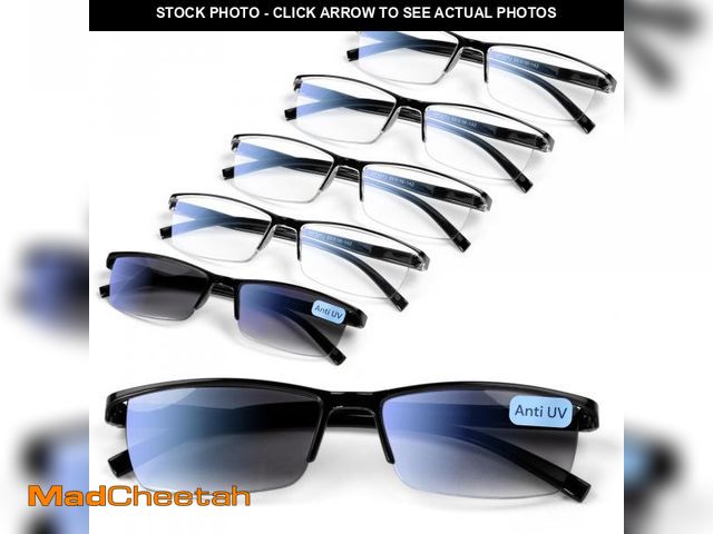 Lot 74-12436364 - Gaoye 6 Pack Reading Glasses Men/Women, Eyeglasses, Blue Light Readers for Men/Women, Computer Eye G...