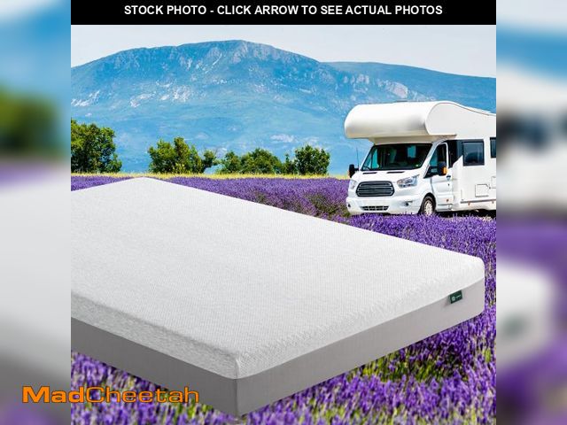 Lot 74-12429521 - ZINUS 8 Inch Ultima RV Memory Foam Mattress [New Version], Short Queen, Fiberglass Free, Medium Firm...