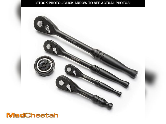 Lot 74-13002109 - Husky 100-Position Ratchet Set (5-Piece) - UNUSED