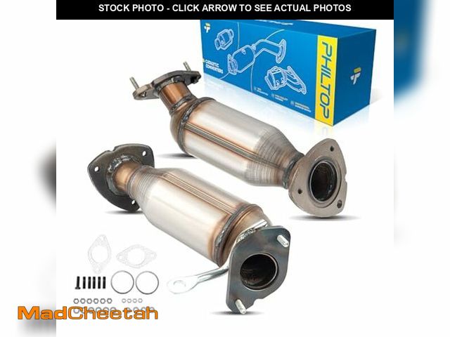 Lot 74-12976517 - PHILTOP Front Left and Right Catalytic Converter Kit Direct-Fit Replacement For 2009-2017 Traverse, ...