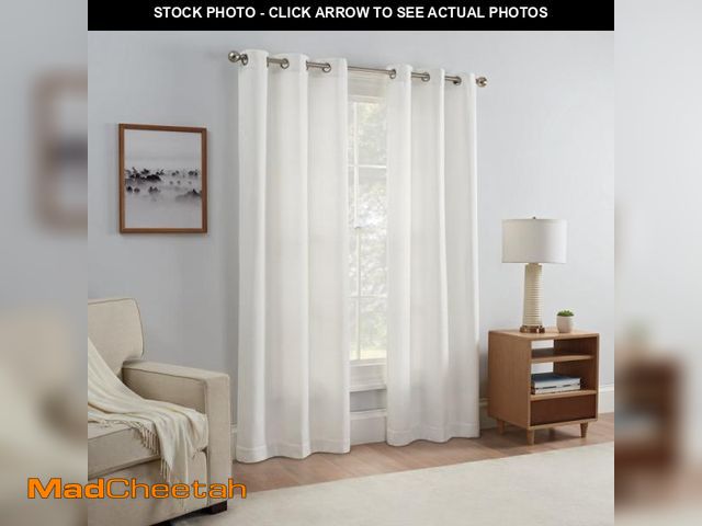 Lot 74-3520777 - Brayden Studio Wegner Solid Color Room Darkening Thermal Single Curtain Panel FSTX1012 Curtain Color...