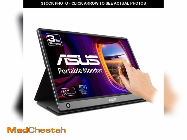 Lot 74-14317841 - (MISSING CASE,USB CABLE) ASUS ZenScreen Touch Screen 15.6Ã¢â¬Â 1080P Portable USB (MB16AMT) - Full...