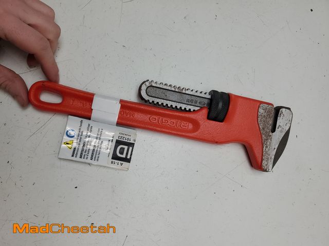 Lot 74-8925663 - RIDGID 12 in. Spud Wrench Plumbing Pipe Tool with Smooth, Narrow Jaws for 3/8 in. to 2-5/8 in. Pipe ...