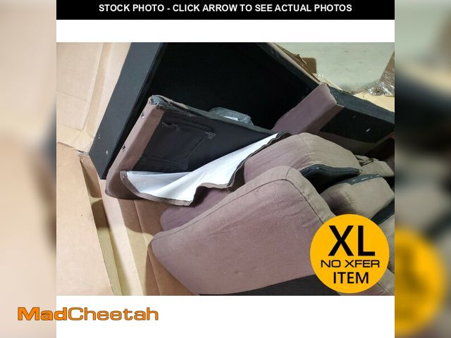 Lot 74-13791734 - brown love seat -couch (MISSING HARDWARE)  - UNUSED