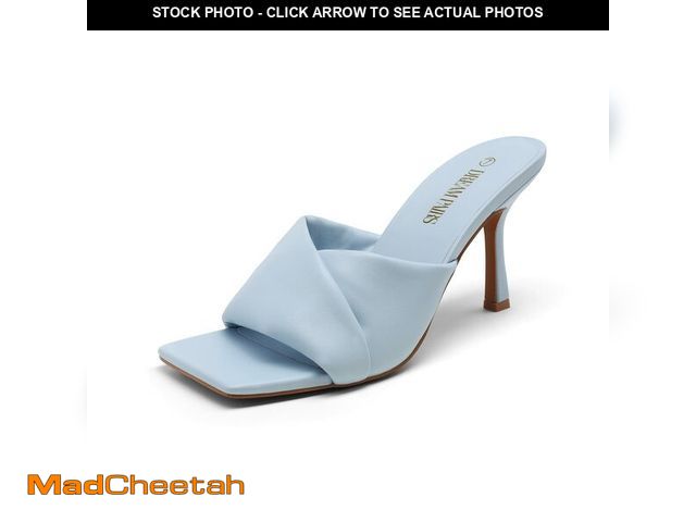 Lot 74-14208044 - DREAM PAIRS WomenÃ¢â¬â¢s High Stilettos Heels Mules Open Square Toe Slip On Comfort Sexy Dress Pum...