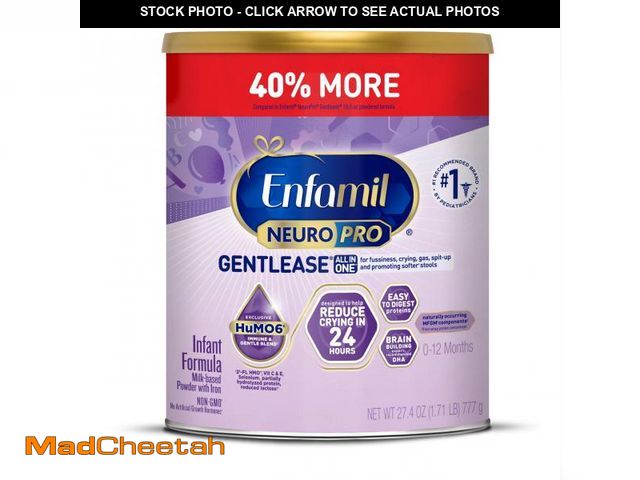 Lot 74-12384512 - Enfamil NeuroPro Gentlease Baby Formula, Brain Building DHA, HuMO6 Immune Blend, Designed to Reduce ...