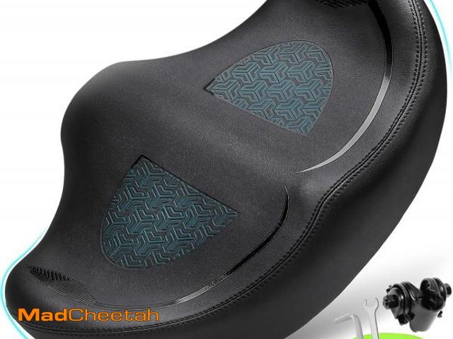 Lot 74-12324718 - CDYWD Noseless Oversized Bike Seat for Men Women Comfort, Extra Wide Padded Bicycle Seat Cushion, La...