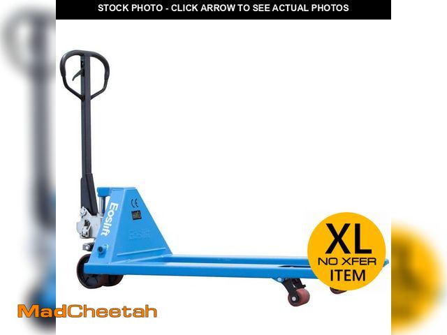 Lot 74-12746535 - Eoslift Professional Grade M25 Manual Pallet Jack 5,500 lbs. 27 in. x 48 in. German Seal System with...