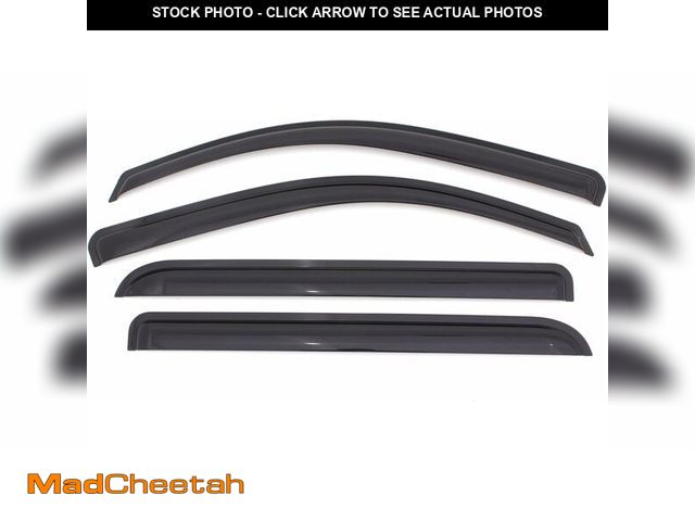 Lot 74-12543845 - Auto Ventshade [AVS] Outside Mount Rain Guards For 2016 - 2023 Toyota Tacoma DOUBLE/EXT CAB ONLY | W...