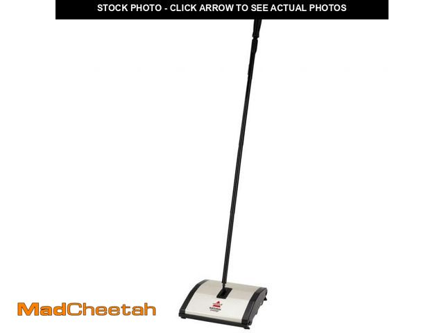 Lot 74-12112122 - Bissell Natural Sweep Carpet and Floor Sweeper with Dual Brush Rotating System and 2 Corner Edge Bru...