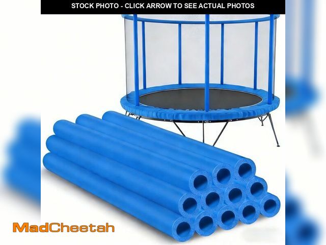 Lot 74-14205006 - 12Pcs Trampoline Pole Covers, 1.26 inch Diameter Rubber Trampoline Pole Sleeves Replacement, 35.4'' ...