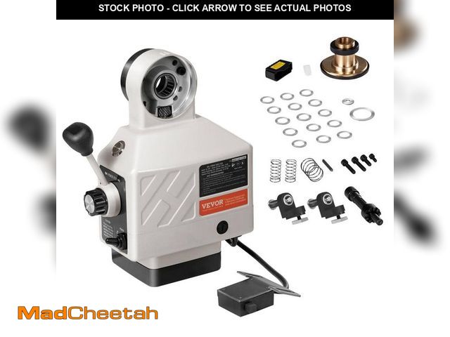 Lot 74-13678466 - VEVOR Z-Axis Power Feed for Milling Machine Torque 0-200RPM Adjustable Rotate Speed 120V Power Table...