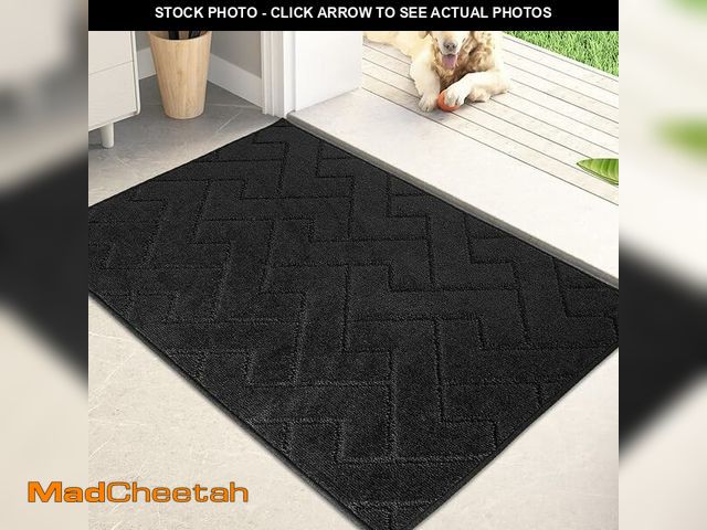 Lot 74-14258489 - PURRUGS Dirt Trapping Door Mat 24" x 35.5", Non-Slip Machine Washable Entry Rug, Dog Doormat, Indoor...
