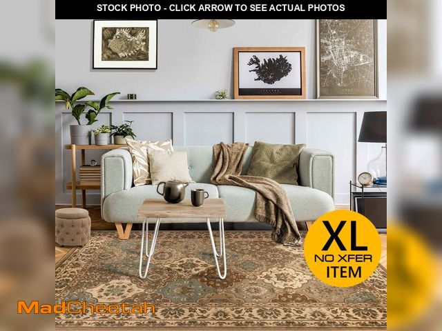 Lot 74-12689695 - Superior Indoor Area Rug, Traditional Floral Classic Floor Decor for Bedroom, Entryway, Hallway, Off...