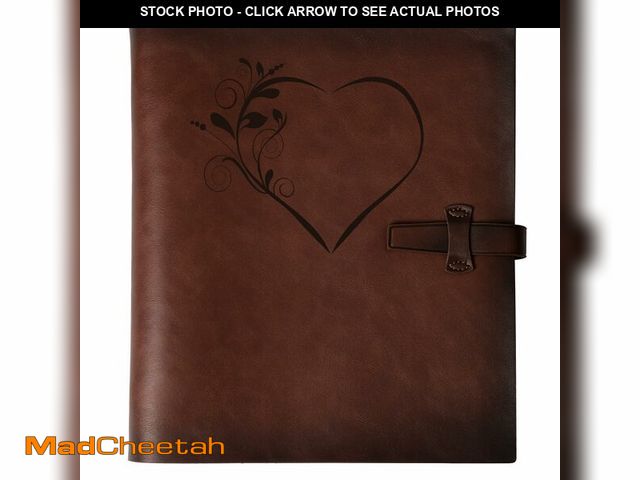 Lot 74-13628883 - Photo Album 4x6 200 Photos, Genuine Leather Photo Albums with Writing Space with 30 Writing Paper, T...