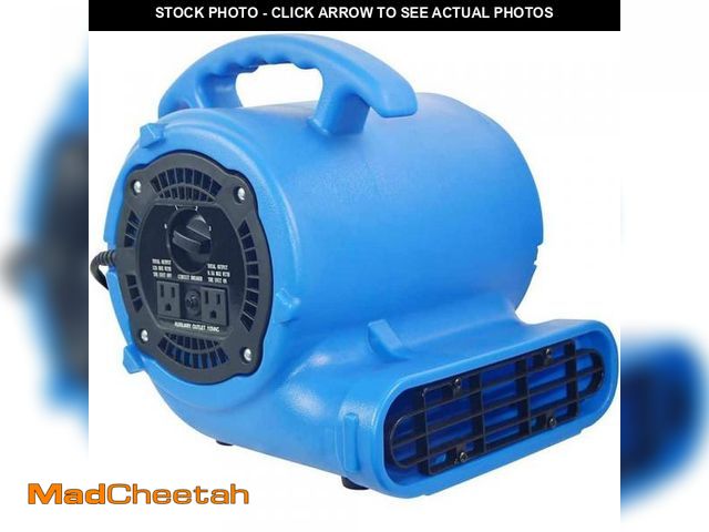 Lot 74-12424591 - BloTek 1/2HP 3 speed Blower Fan Blue with Daisy Chain Capability - UNUSED
