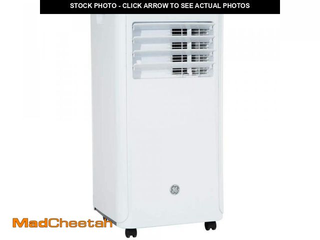 Lot 74-12299982 - GE 6,100 (DOE) BTU Portable Air Conditioner 3-in-1 Cools 250 Sq. Ft. with Dehumidifier and Remote in...