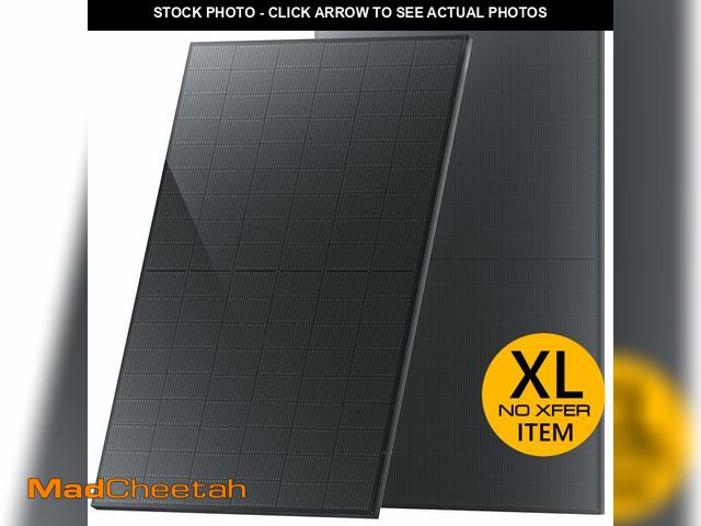 Lot 74-12630343 - STAR 870W Solar Panels,435W 2PCS 12/24V Monocrystalline Solar Panel, High-Efficiency Full-Screen Des...