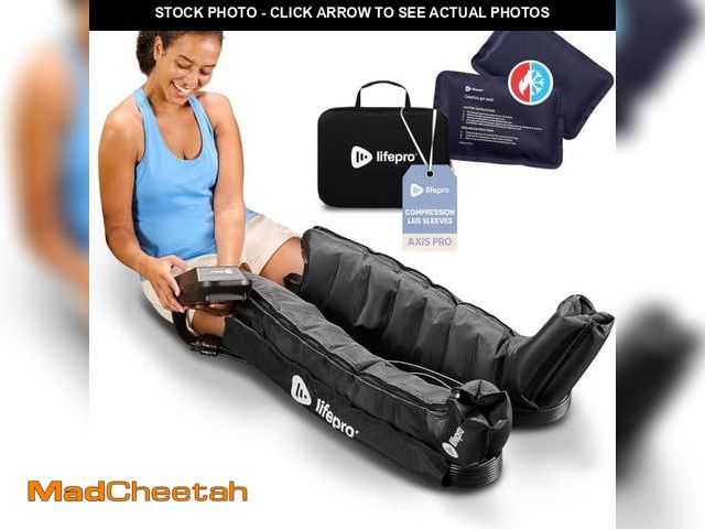 Lot 74-11360448 - LifePro Air Sequential Leg Compression Massager Boots - FSA/HSA Approved Device for Legs, Calf, Thig...