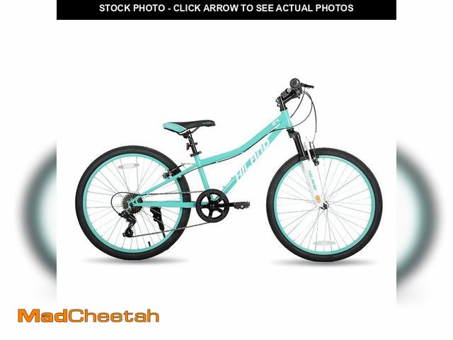 Lot 74-14079345 - HH HILAND 24 Inch Mountain Bike for Kids Age 7-15 Year Old, Front Suspension Fork Kids' Bicycles for...