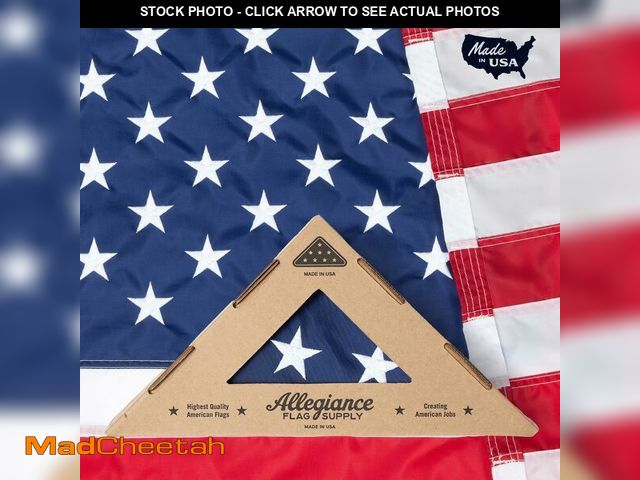 Lot 74-13947234 - Allegiance Flags Made in USA American Flags For Outside 3x5 Ft | Premium US Flag with American-Sourc...