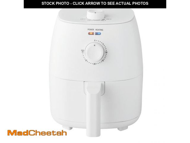 Lot 74-12536632 - Mainstays 2.2 QT Air Fryer, Arctic White - Automatic Shutoff - UNUSED