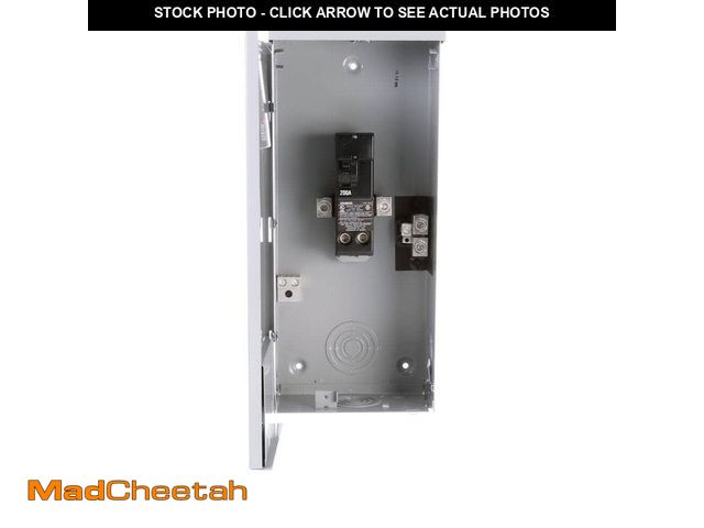 Lot 74-12988520 - Siemens 200 Amp 2-Space 2-Circuit Main Breaker Outdoor Load Center - UNUSED