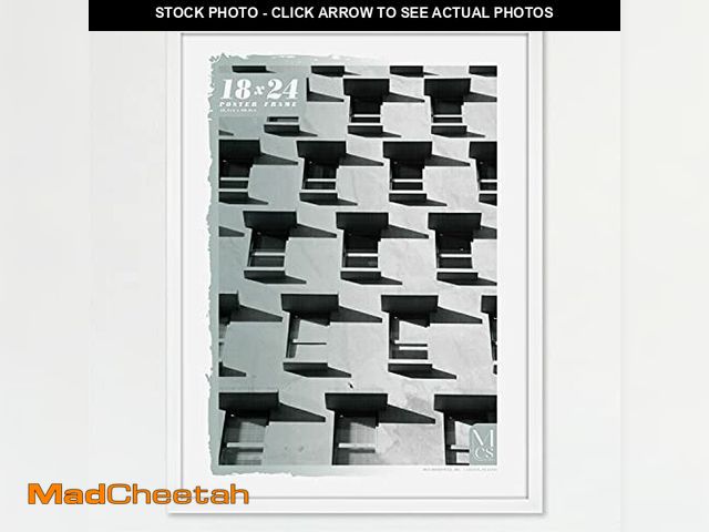 Lot 74-12366175 - MCS Foundation 18x24 Poster Frame Traditional White, Vertical &amp; Horizontal Wall Hanging Large Pi...