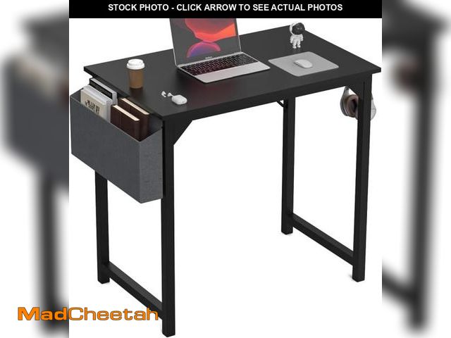 Lot 74-12098166 - DUMOS Compact 32-Inch Small Computer Office Desk for Home or Bedroom, Modern Minimalist Writing and ...