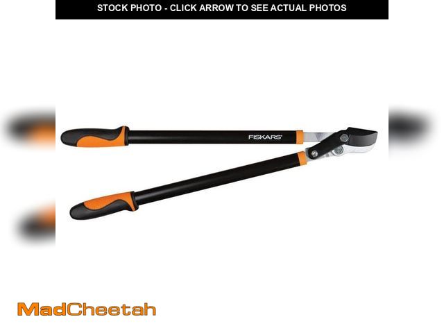 Lot 74-12533860 - Fiskars 1-3/4 in. Cut Capacity Steel Blade, 28 in. Power-Lever Bypass Lopper with SoftGrip Handles -...