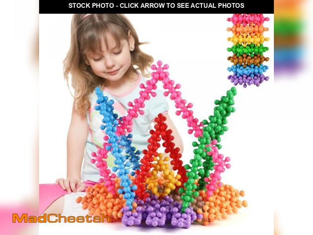 Lot 74-12443312 - TOMYOU 200 Pieces Building Blocks Kids STEM Toys Educational Discs Sets Interlocking Solid Plastic f...