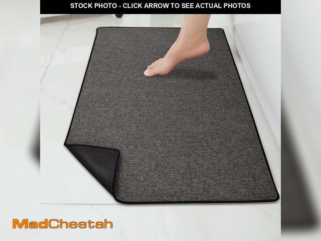 Lot 74-12980050 - Yancorp Ultra Thin Bath Mat &amp; Rug 35"x 59", Rubber Backed Non-Slip Bathroom Mats, Quick Dry Show...