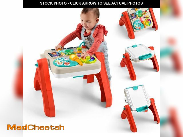 Lot 74-14304849 - Fisher-Price Baby &amp; Toddler Toy Laugh &amp; Learn 4-in-1 Activity Table &amp; Art Easel with Edu...