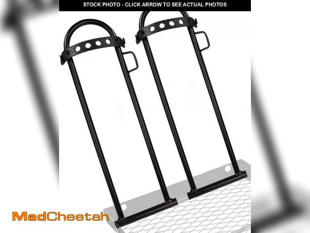 Lot 74-12510348 - MaxxHaul 50885 4 Inch Wide Bike Cradles Replacement for MaxxHaul 50641 Cargo Carrier and 2-Bike Rack...