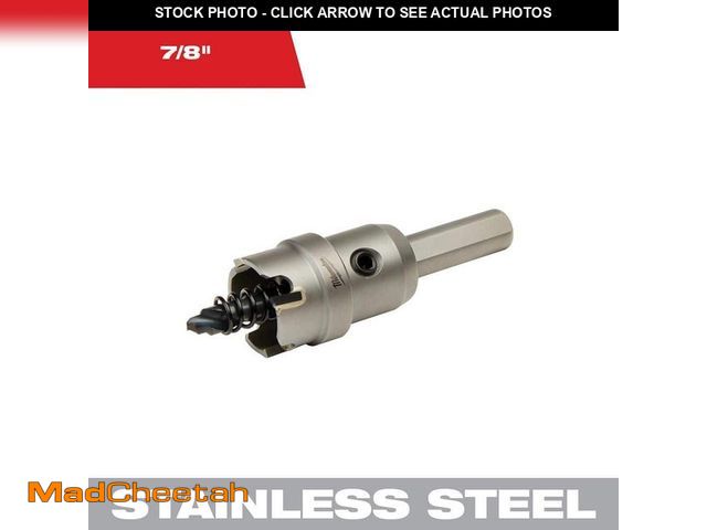 Lot 74-14313804 - Milwaukee 7/8 in. Carbide Hole Cutter (1-Pack) - USED