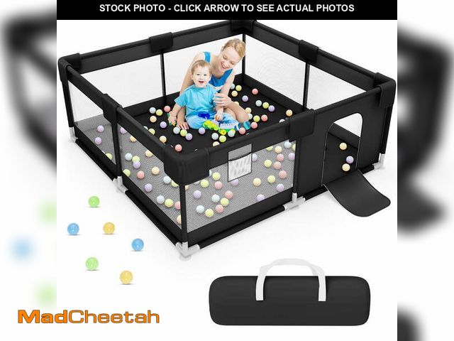 Lot 74-12832394 - babyeap Baby Playpen,50x50 Inch Baby Playards for Babies and Toddlers,Fence Baby Play Yards for Indo...